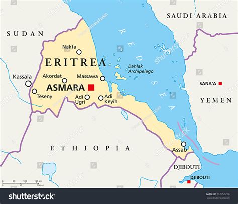 asmara eritrea map